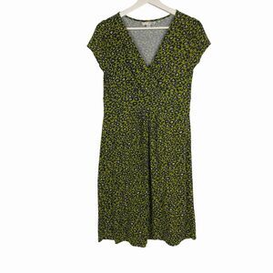 Boden Casual Jersey Animal Print Knit Dress size 10